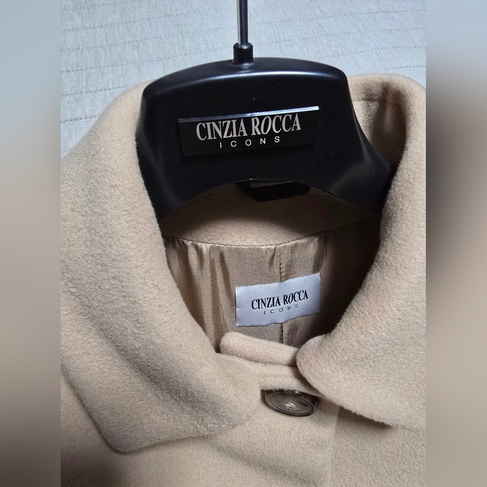 Classic Cream CINZIA ROCCA Coat - Picture 5 of 13